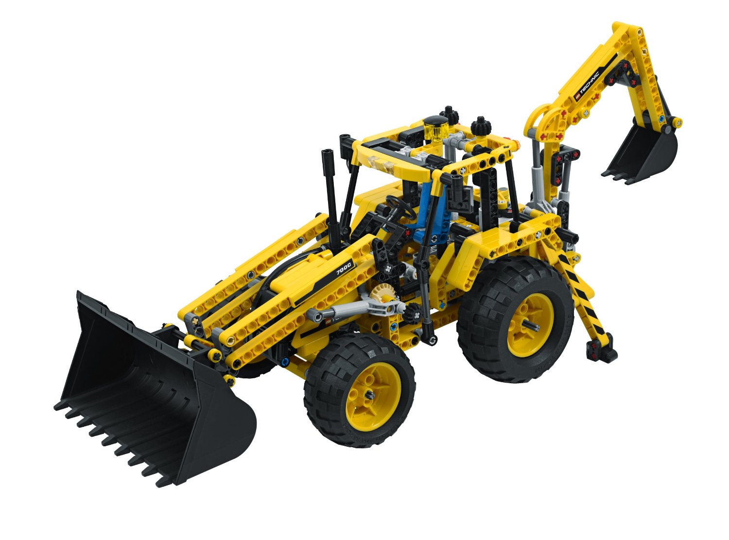 Lego Technic 8069 Backhoe Loader – Build video