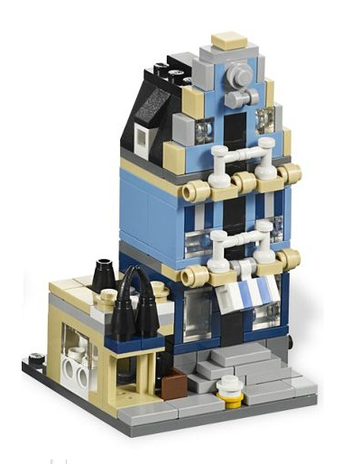 Lego mini modular Market Street – Build video
